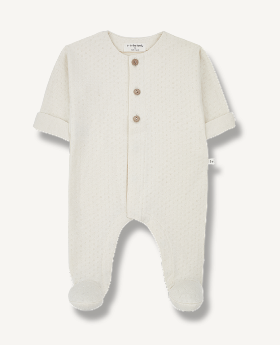1+ in the Family Pyjama ivory