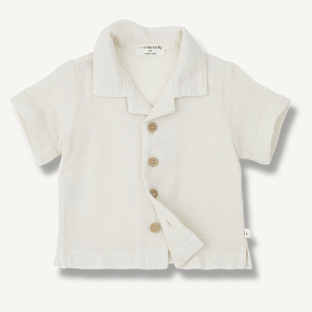 1+ in the Family Hemd KM ivory